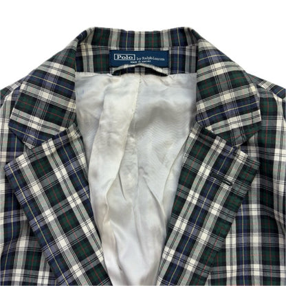Polo Ralph Lauren Madras Plaid Blazer Sports Jacket (Cotton) -40R