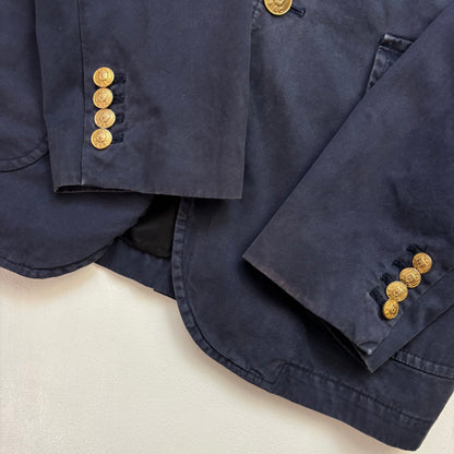 Polo Ralph Lauren Navy Crest Blazer Sports Jacket - 44L