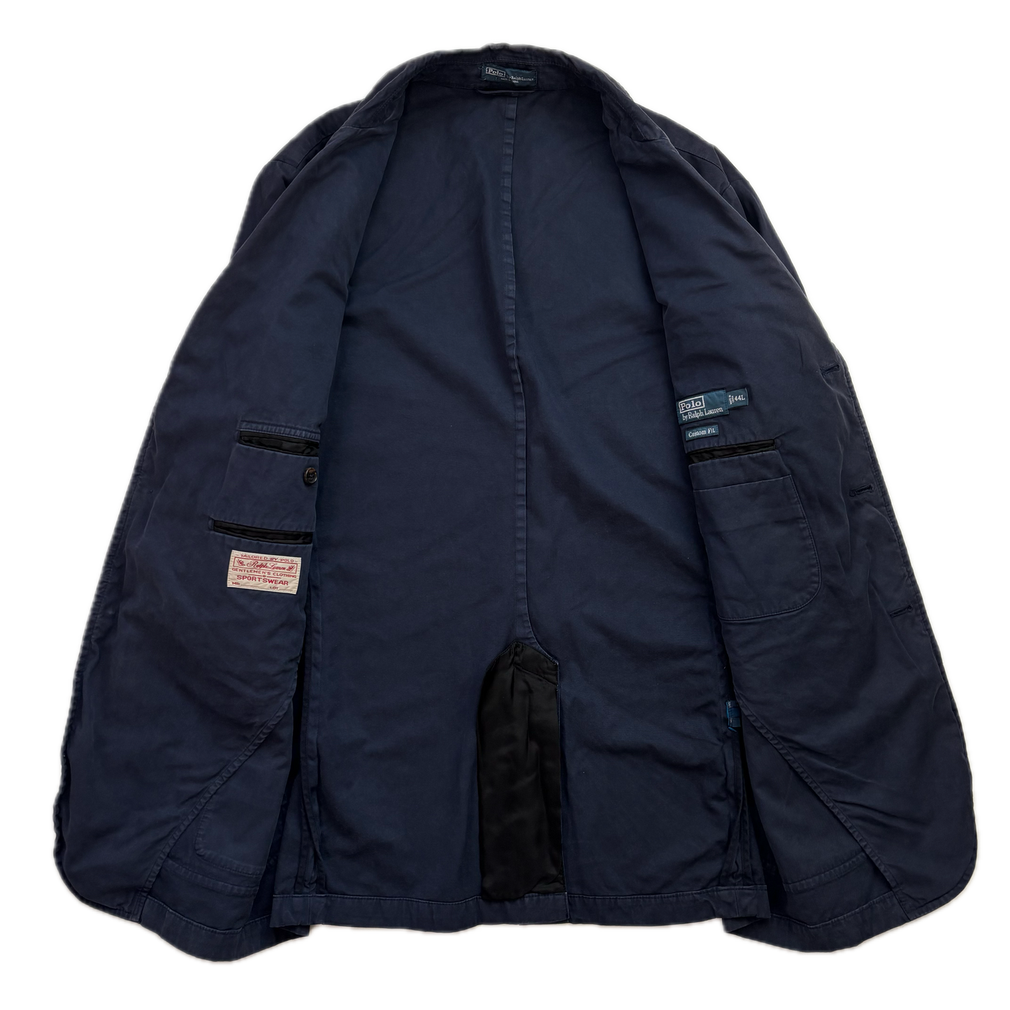 Polo Ralph Lauren Navy Crest Blazer Sports Jacket - 44L