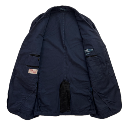 Polo Ralph Lauren Navy Crest Blazer Sports Jacket - 44L