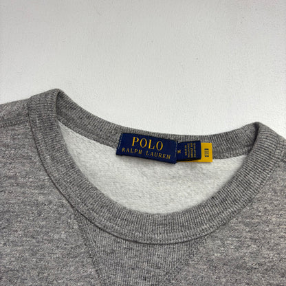 Polo Ralph Lauren Grey Bulldog Collegiate Patches PRLFC Sweatshirt - M