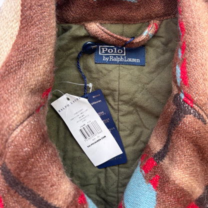 Polo Ralph Lauren Double Breasted Aztec Belted Ranch Coat (Wool Blend) - XS
