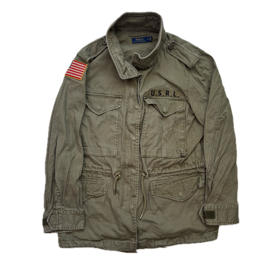 Polo Ralph Lauren Green Army Military Field Jacket - M