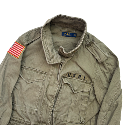 Polo Ralph Lauren Green Army Military Field Jacket - M