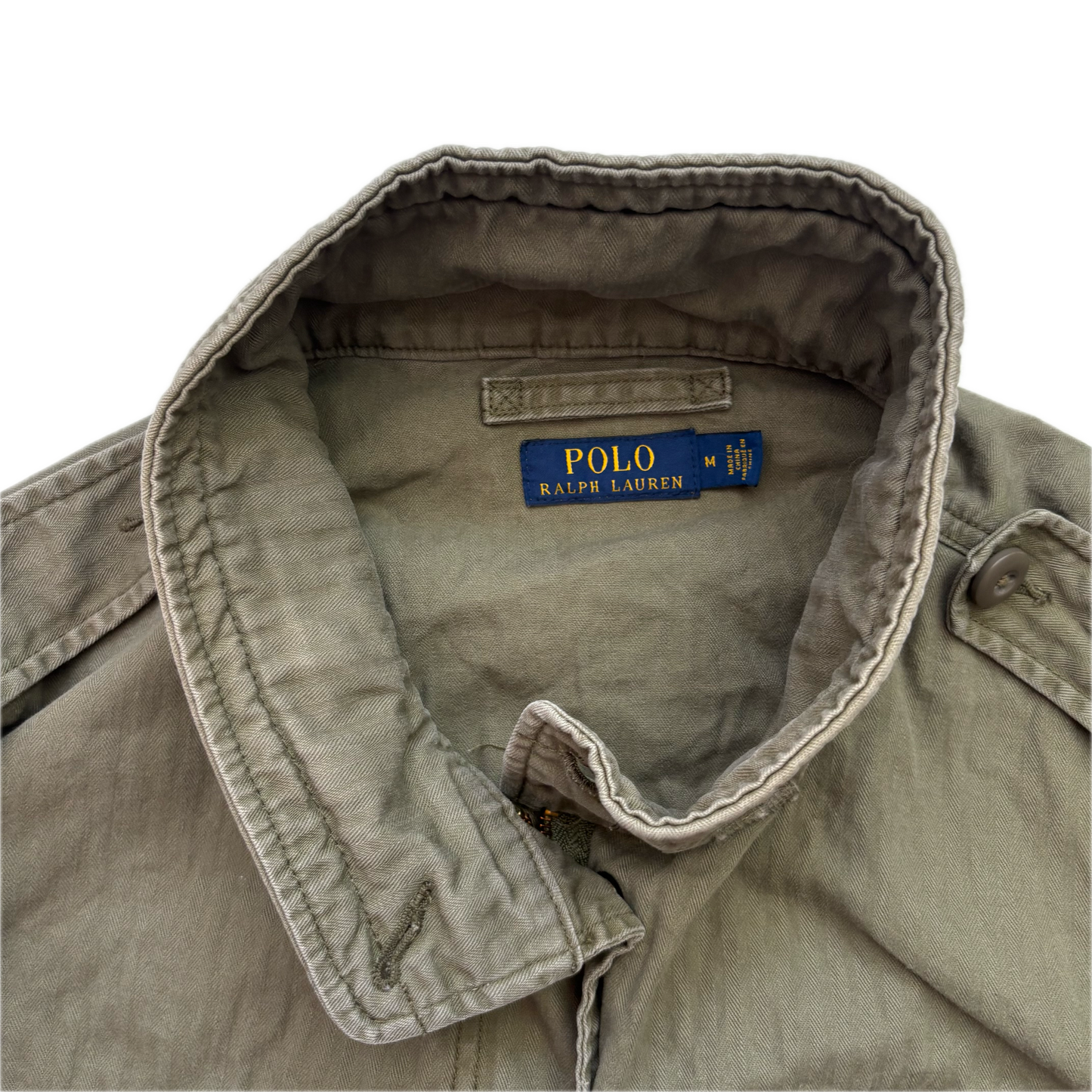 Polo Ralph Lauren Green Army Military Field Jacket - M