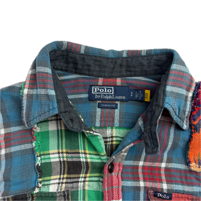 Polo Ralph Lauren Patchwork Southwestern Plaid Shirt - S