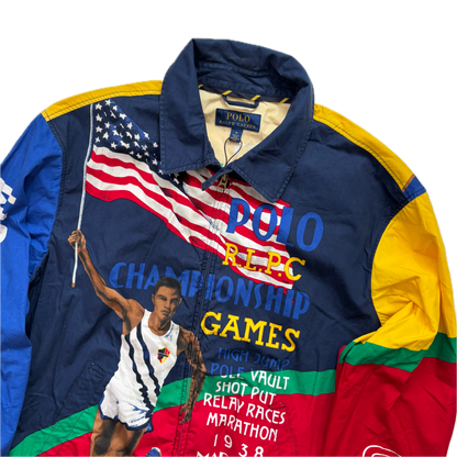 Polo Ralph Lauren Bayport Stadium Marathon Olympic Graphic Jacket - M