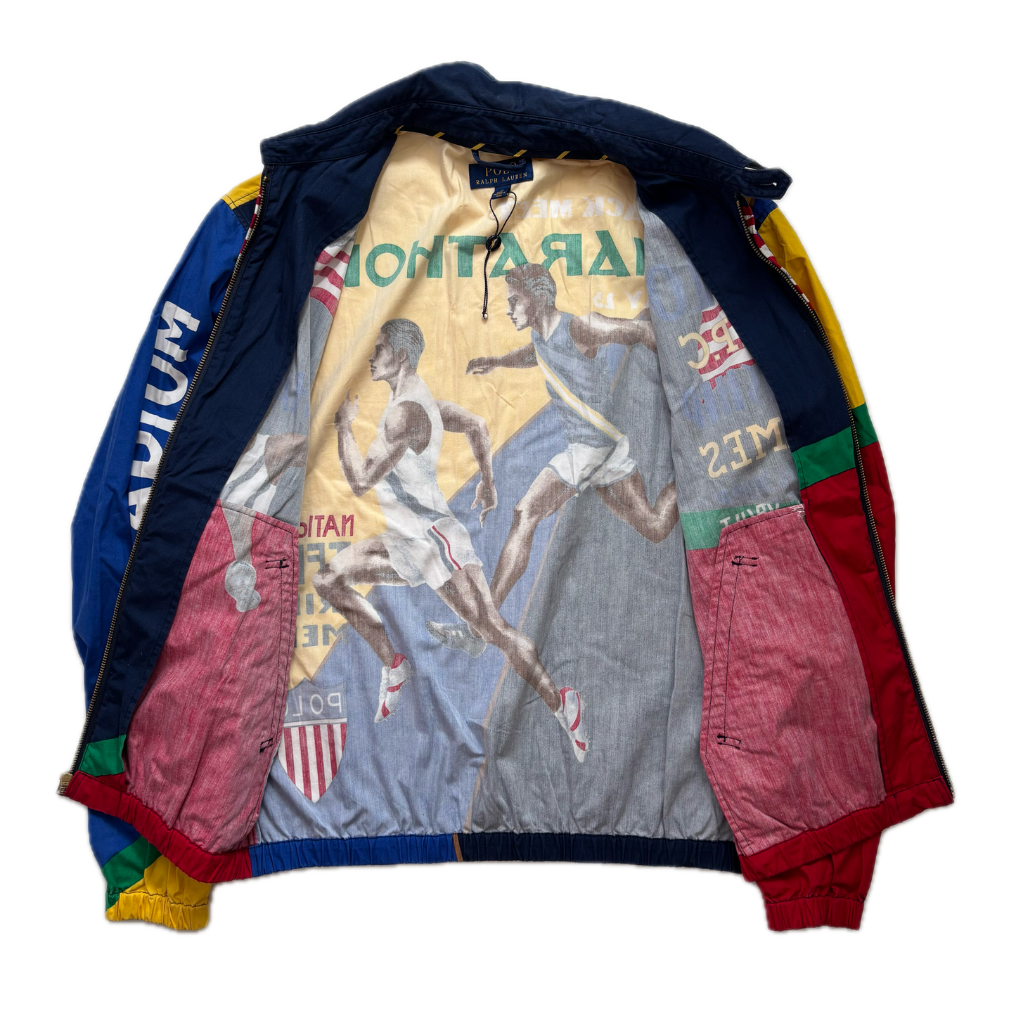 Polo Ralph Lauren Bayport Stadium Marathon Olympic Graphic Jacket - M