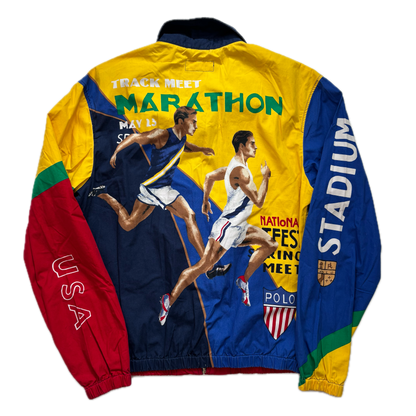 Polo Ralph Lauren Bayport Stadium Marathon Olympic Graphic Jacket - M