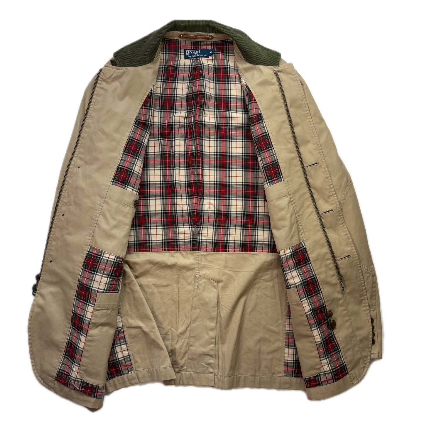 Polo Ralph Lauren Beige Norfolk Belted Safari Utility Jacket - XL