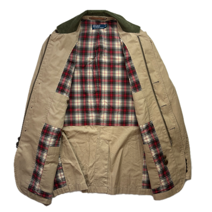 Polo Ralph Lauren Beige Norfolk Belted Safari Utility Jacket - XL