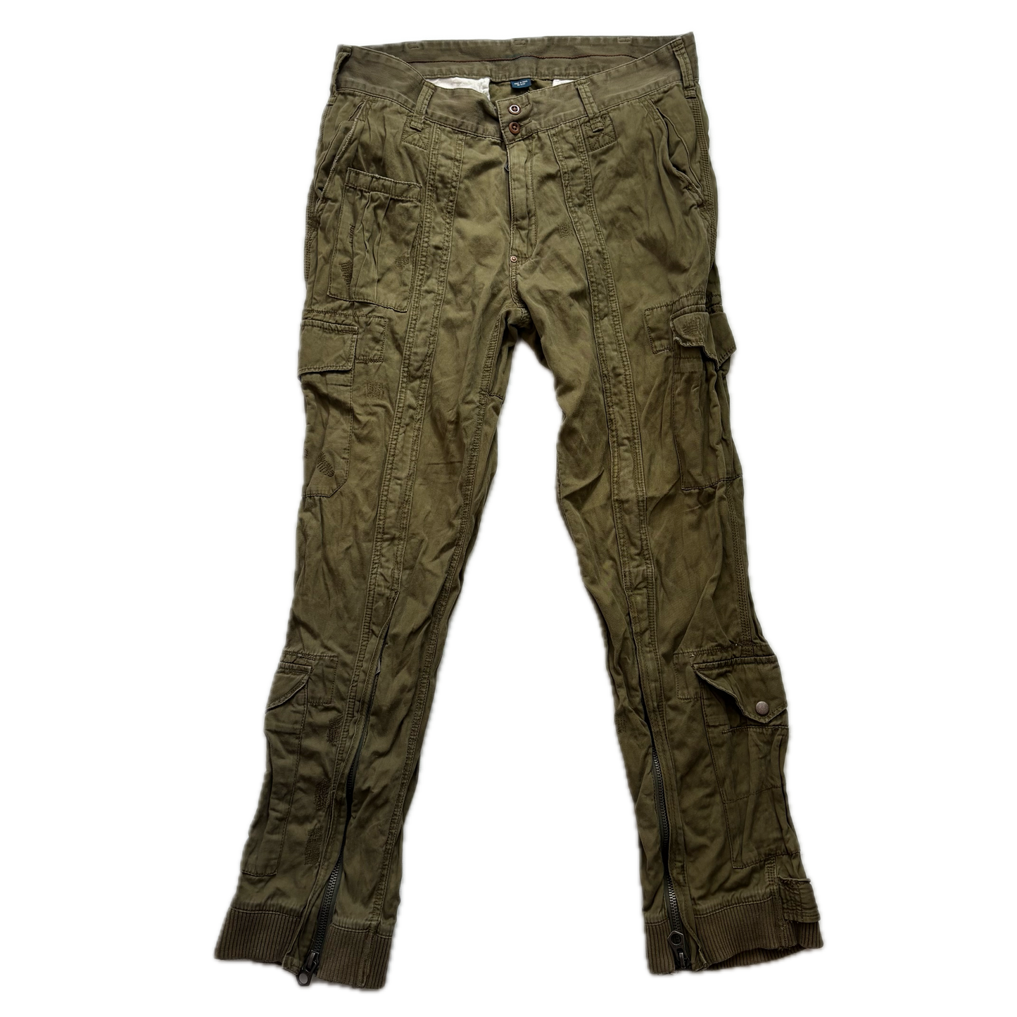 Polo Ralph Lauren Olive Green Cargo Trouser Utility Pants - 36x32