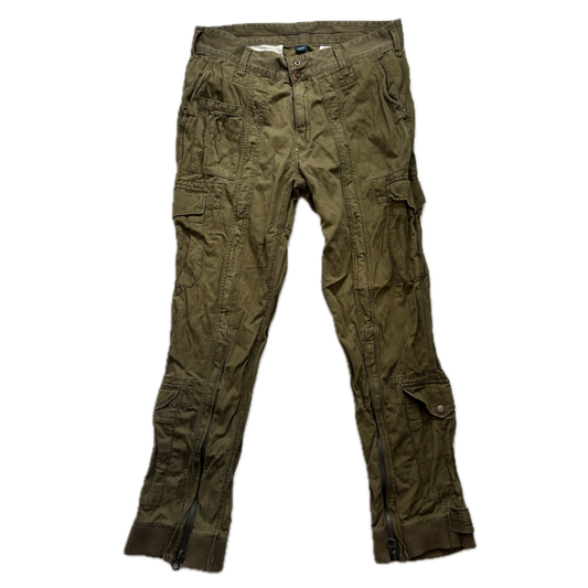 Polo Ralph Lauren Olive Green Cargo Trouser Utility Pants - 36x32