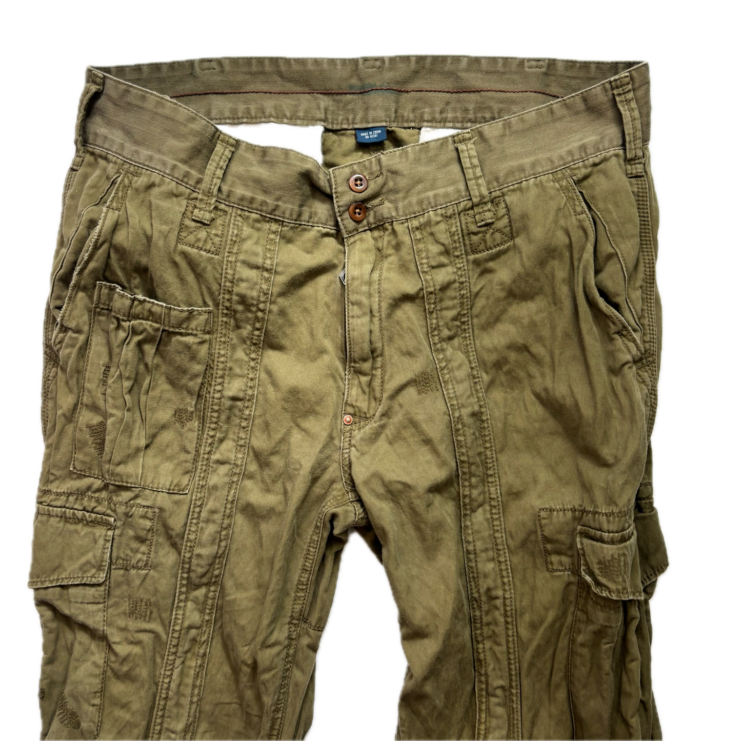 Polo Ralph Lauren Olive Green Cargo Trouser Utility Pants - 36x32