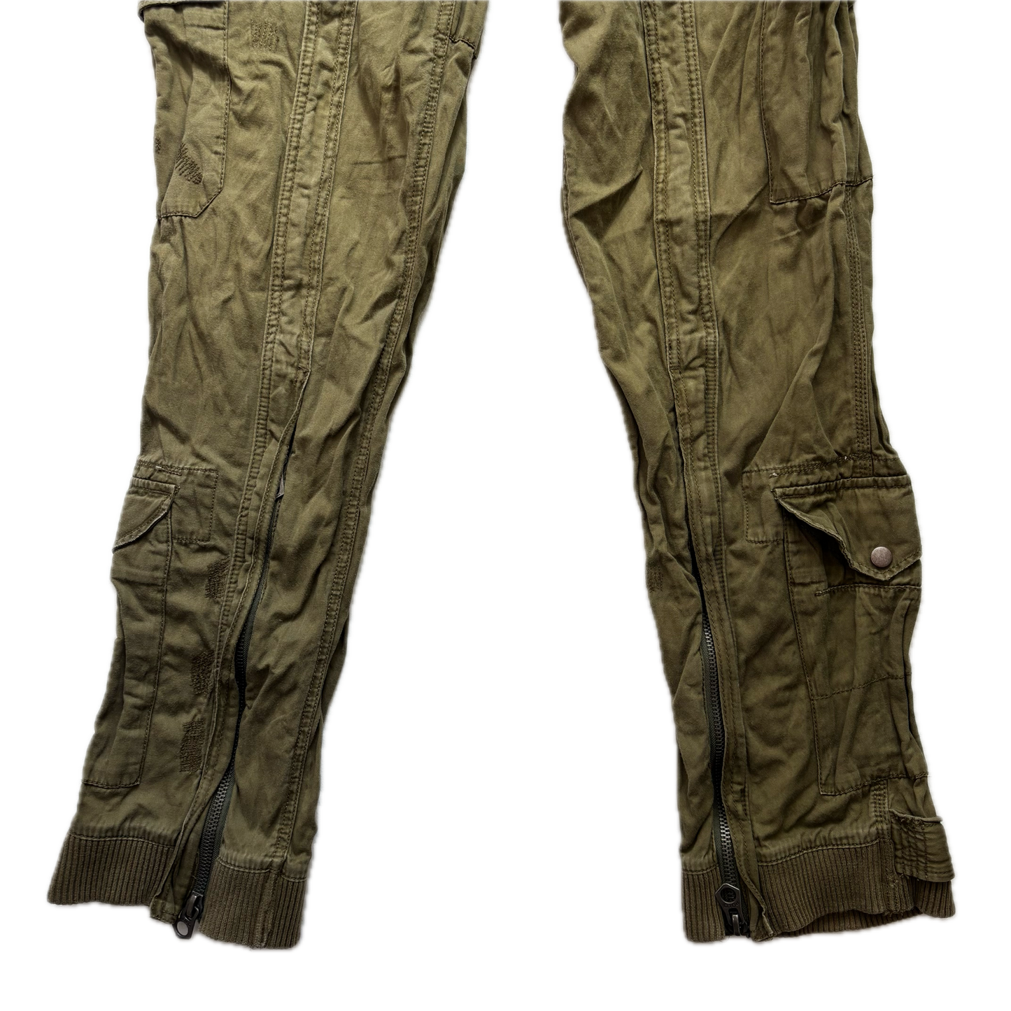 Polo Ralph Lauren Olive Green Cargo Trouser Utility Pants - 36x32