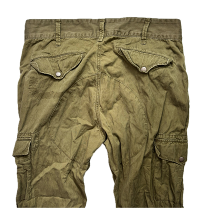 Polo Ralph Lauren Olive Green Cargo Trouser Utility Pants - 36x32