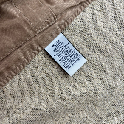 Polo Ralph Lauren Unstructured Brown Herringbone Tweed Blazer (Cotton Linen) - XS