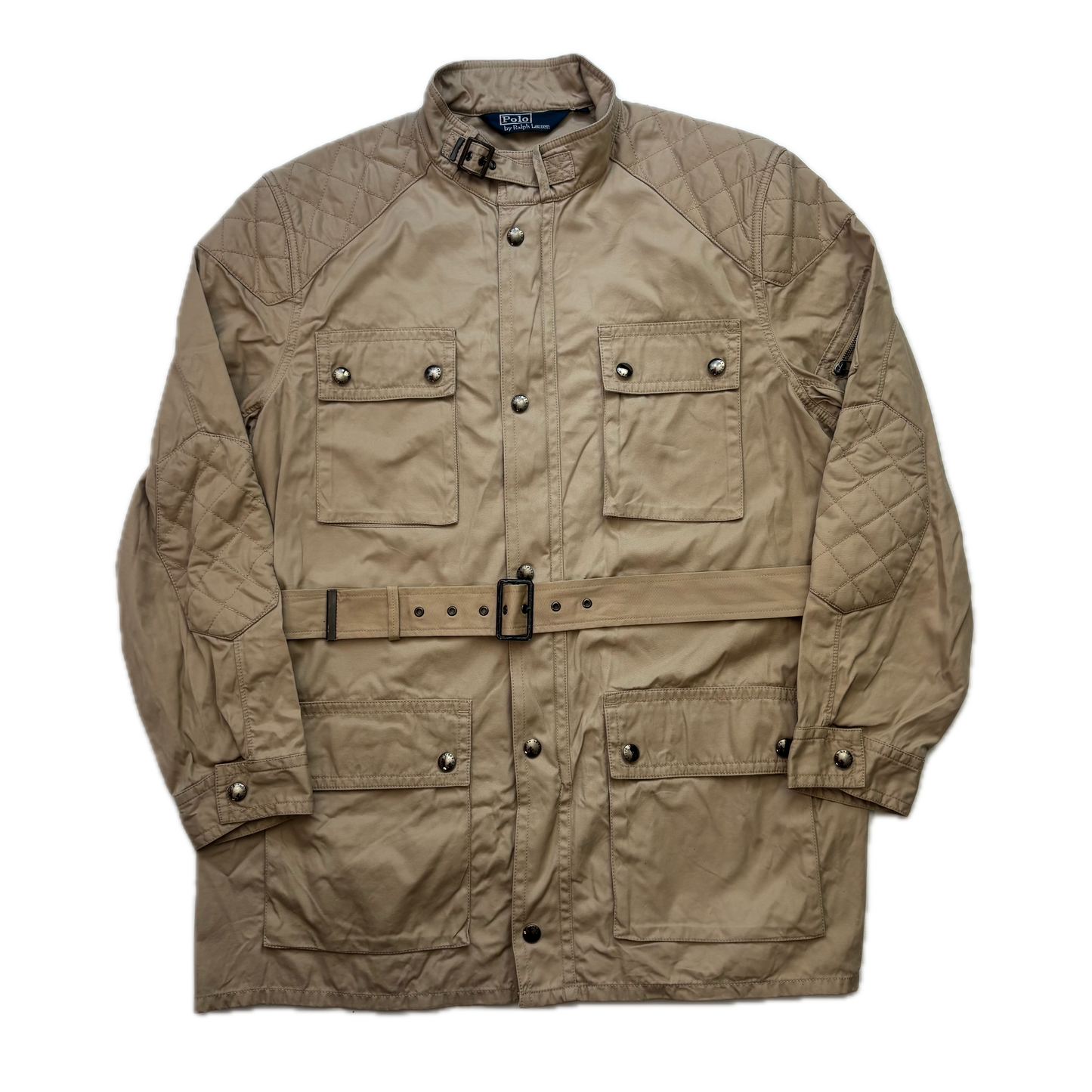 Polo Ralph Lauren Belted Beige Safari Jacket - XL