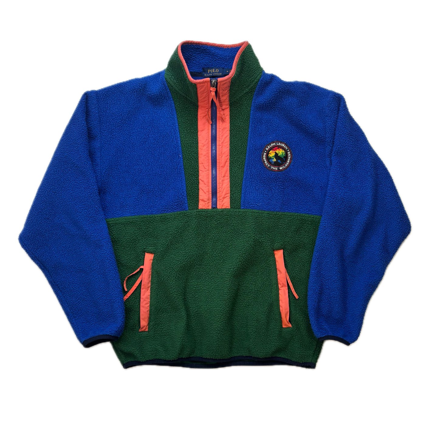 Polo Ralph Lauren Sportsman Wilderness Patch 1/4 Zip Fleece - M
