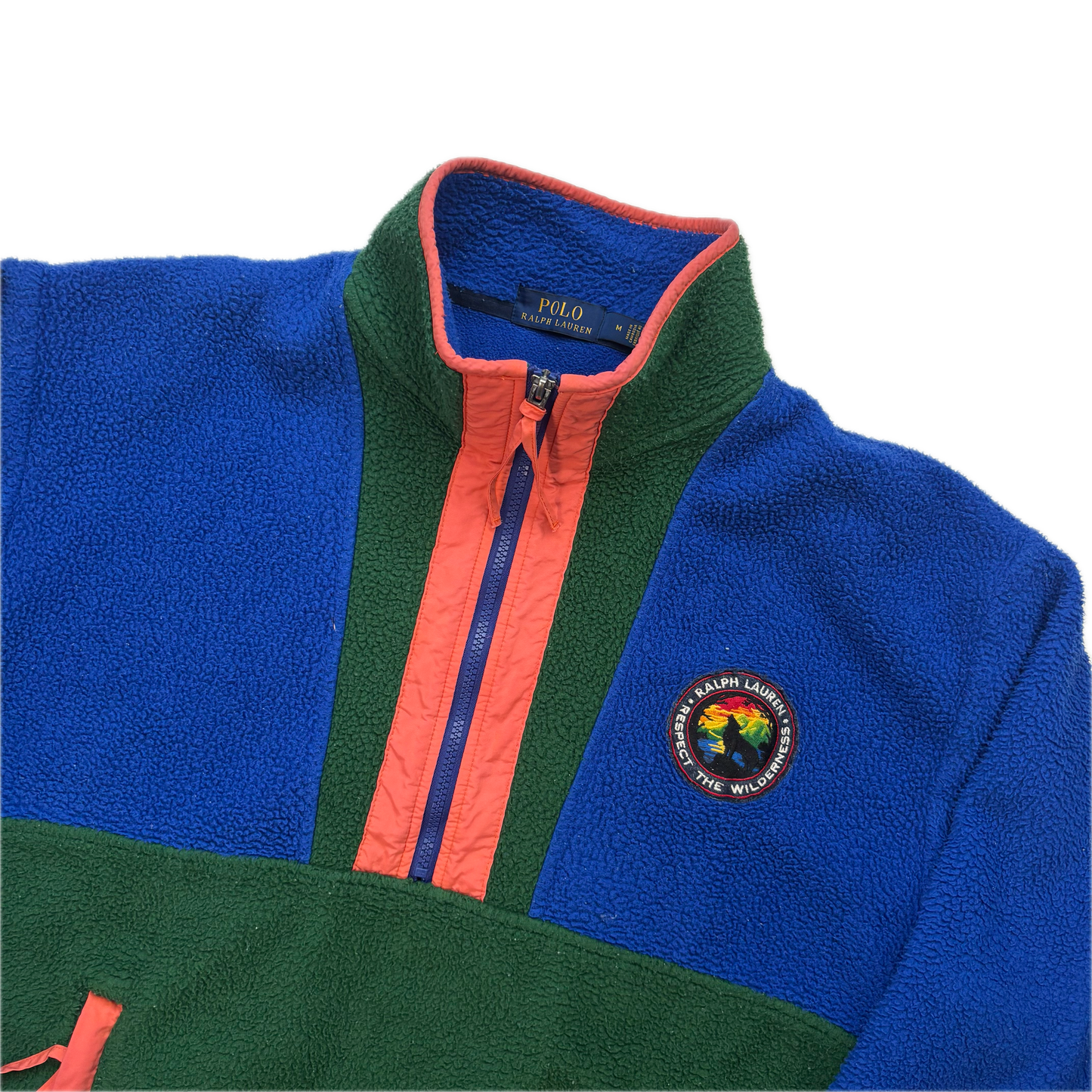 Polo Ralph Lauren Sportsman Wilderness Patch 1/4 Zip Fleece - M