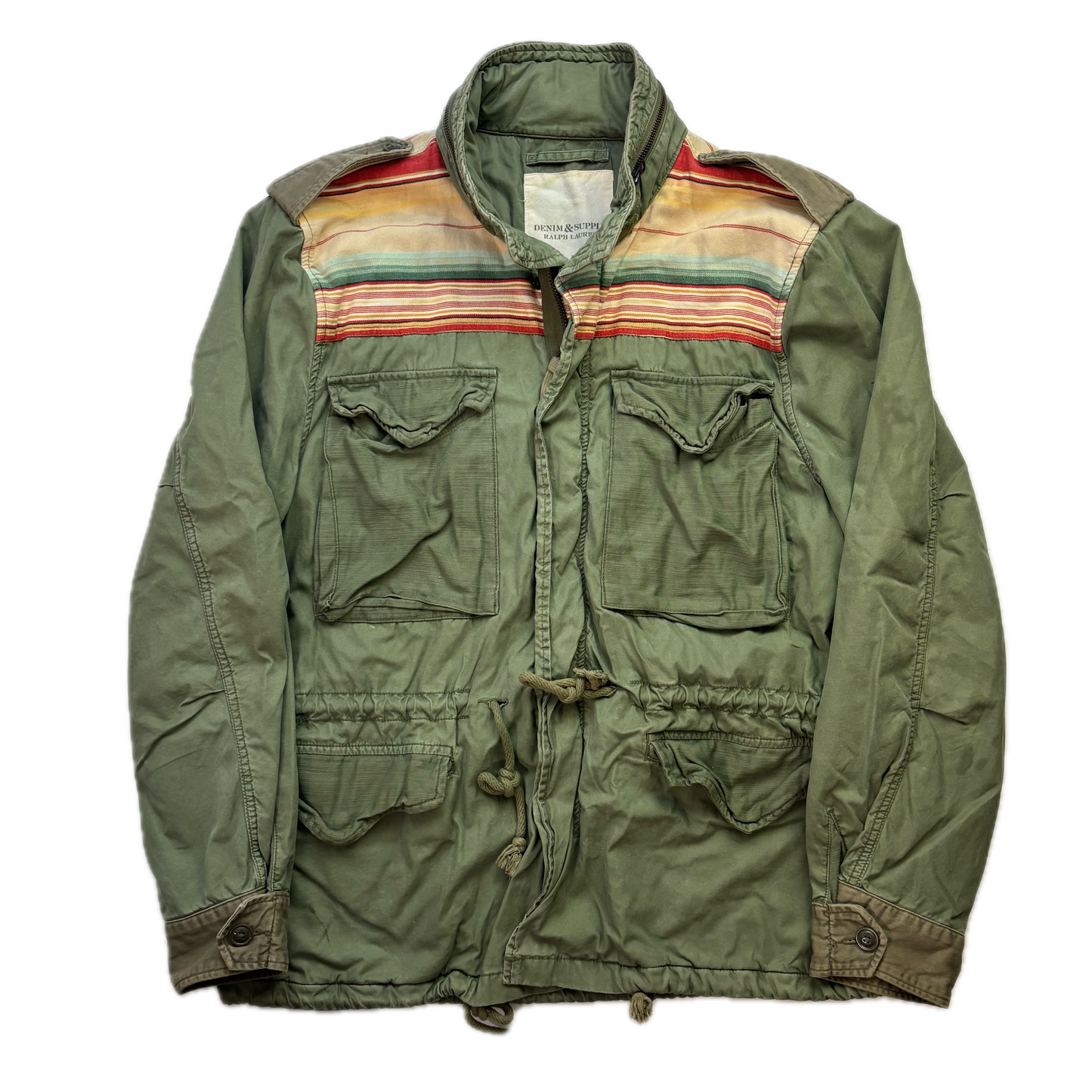 Denim & Supply Serape Military Field Jacket - XL