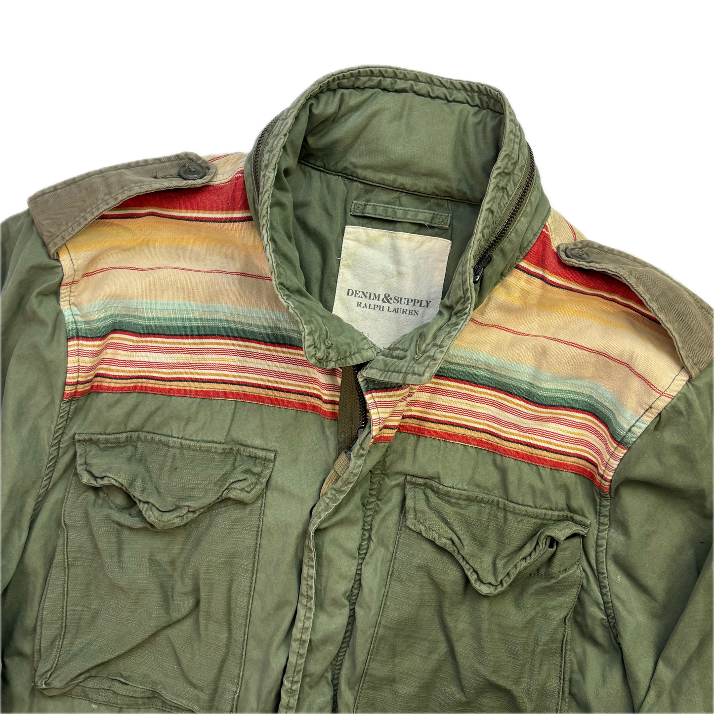 Denim & Supply Serape Military Field Jacket - XL