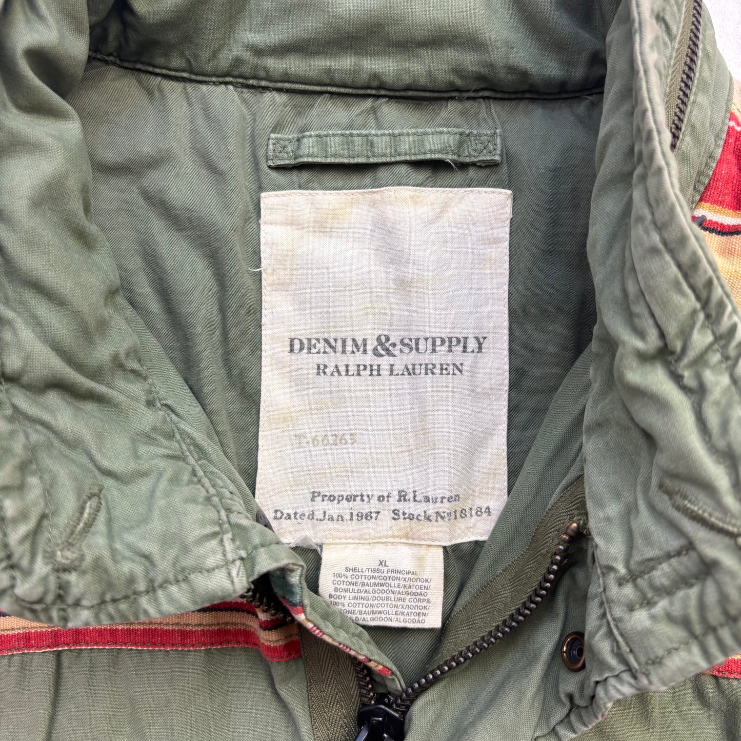 Denim & Supply Serape Military Field Jacket - XL