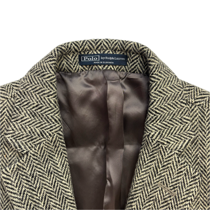 Polo Ralph Lauren Grey Herringbone Blazer (Wool) - 42R