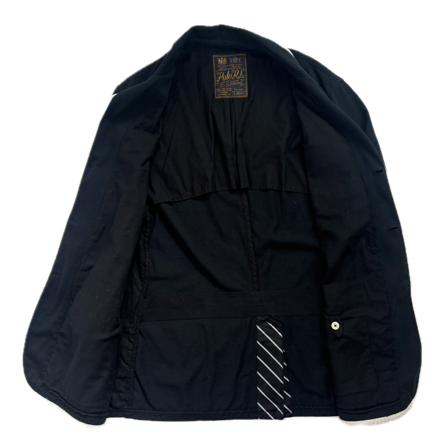 Black Rowing Crest Sports Jacket Blazer - L