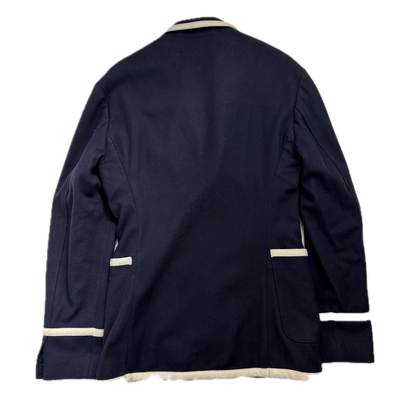 Navy Crest Rowing Sports Jacket Blazer - 36R
