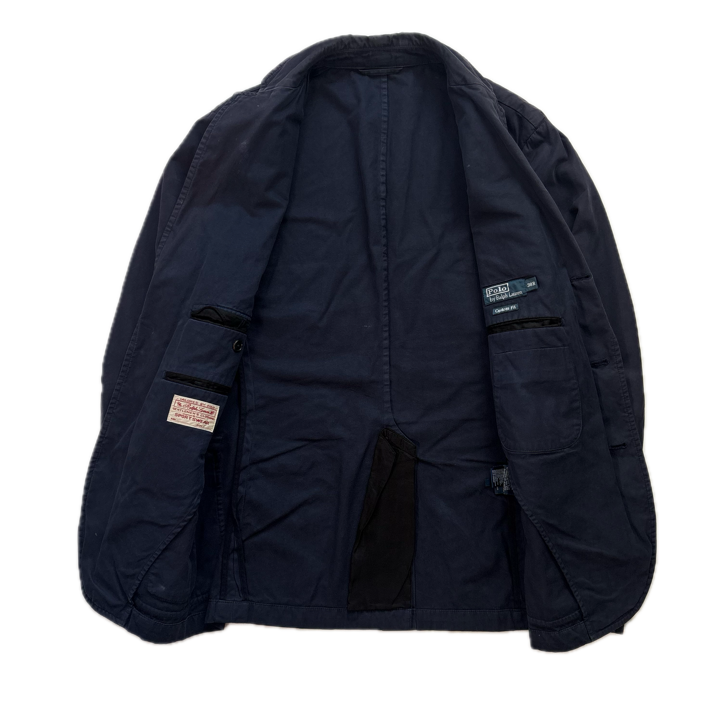 Polo Ralph Lauren Navy Crest Blazer Sports Jacket - 38R