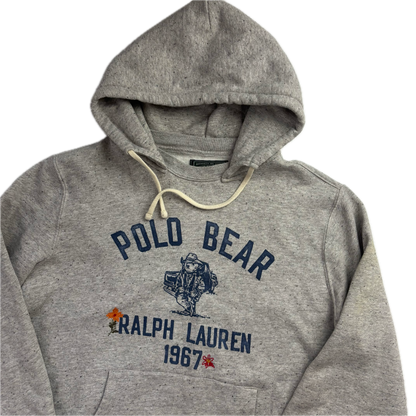 Ralph Lauren Polo Country Grey Bear Hoodie - M