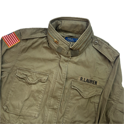 Polo Ralph Lauren Green Army Military Field Jacket - XL