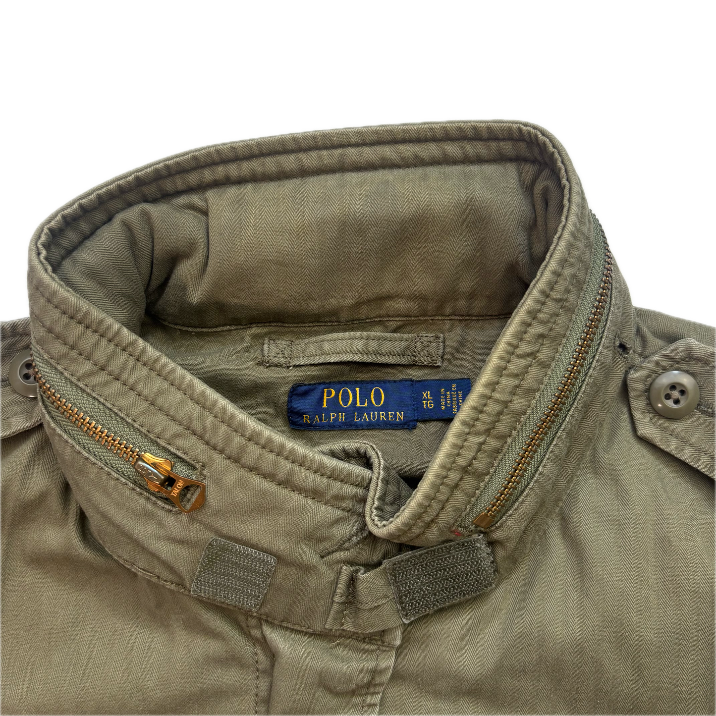 Polo Ralph Lauren Green Army Military Field Jacket - XL
