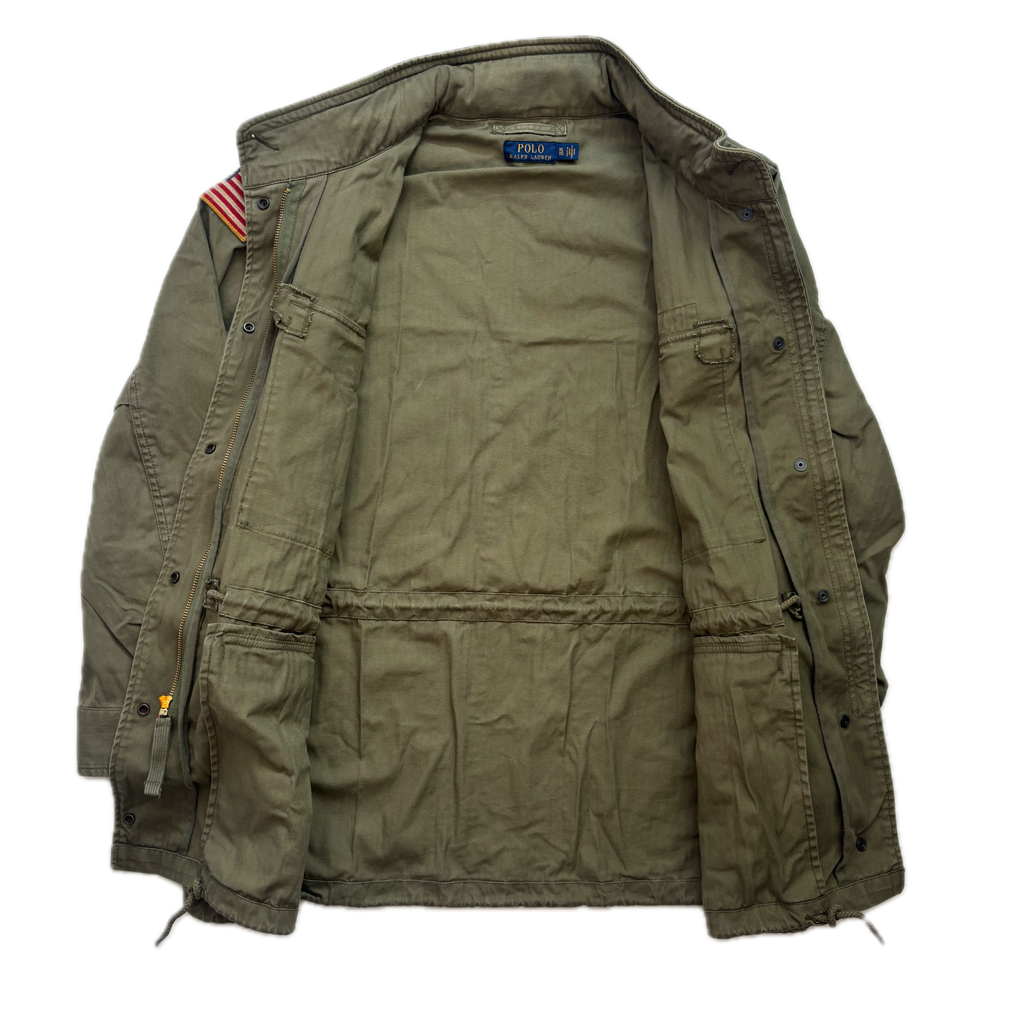 Polo Ralph Lauren Green Army Military Field Jacket - XL