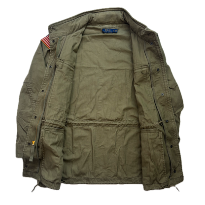 Polo Ralph Lauren Green Army Military Field Jacket - XL