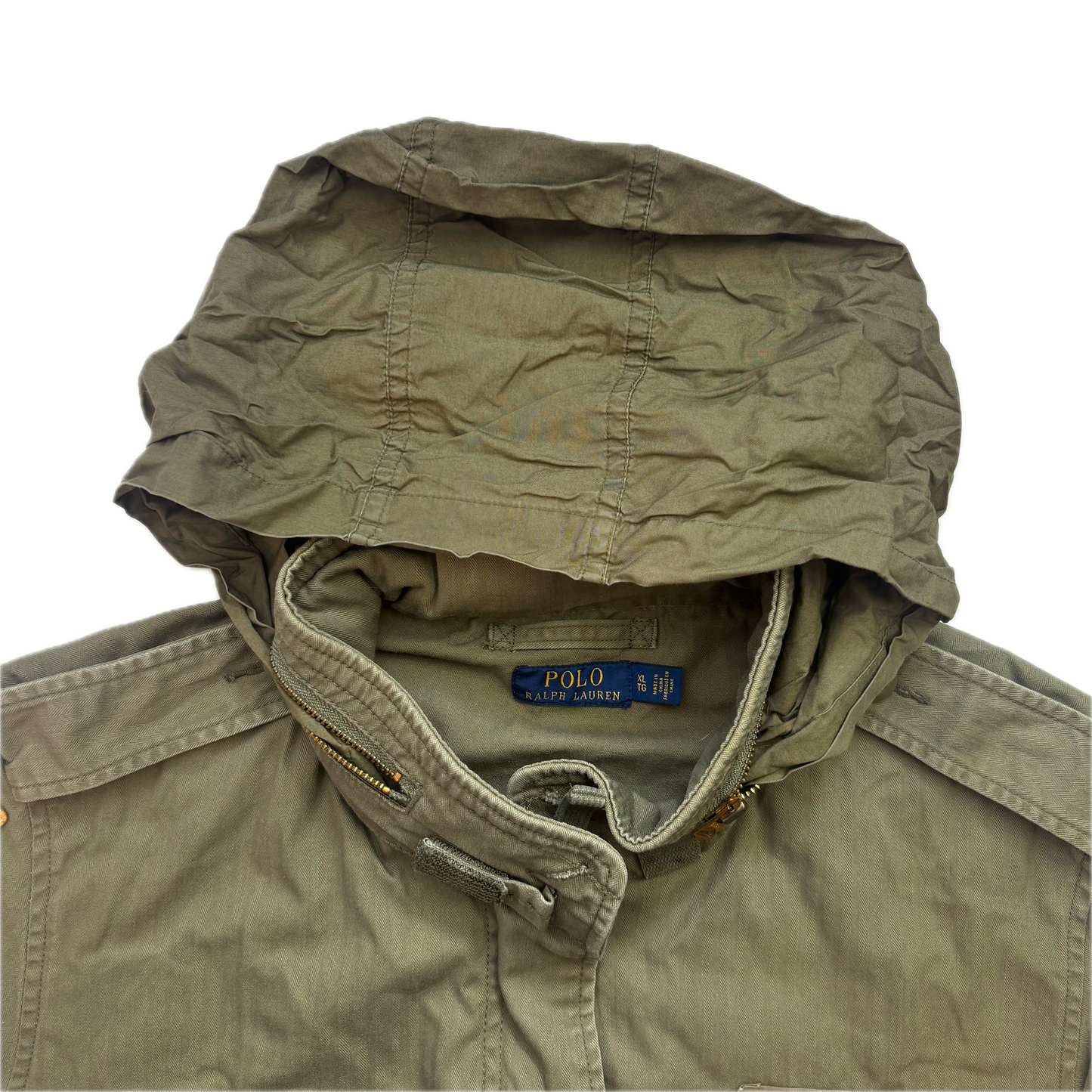 Polo Ralph Lauren Green Army Military Field Jacket - XL