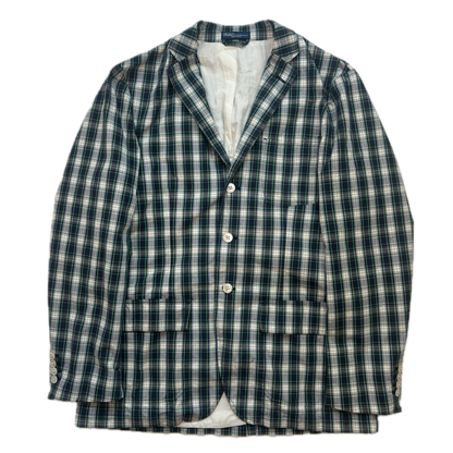 Polo Ralph Lauren Madras Plaid Blazer Sports Jacket (Cotton) -44L