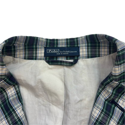Polo Ralph Lauren Madras Plaid Blazer Sports Jacket (Cotton) -44L