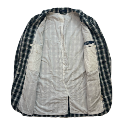 Polo Ralph Lauren Madras Plaid Blazer Sports Jacket (Cotton) -44L