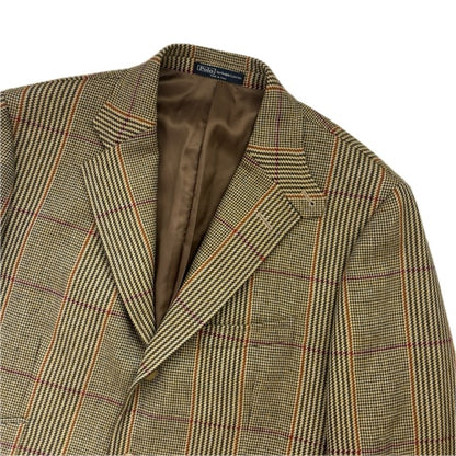 Polo Ralph Lauren Check Tweed Blazer Sports Coat Wool - 44R