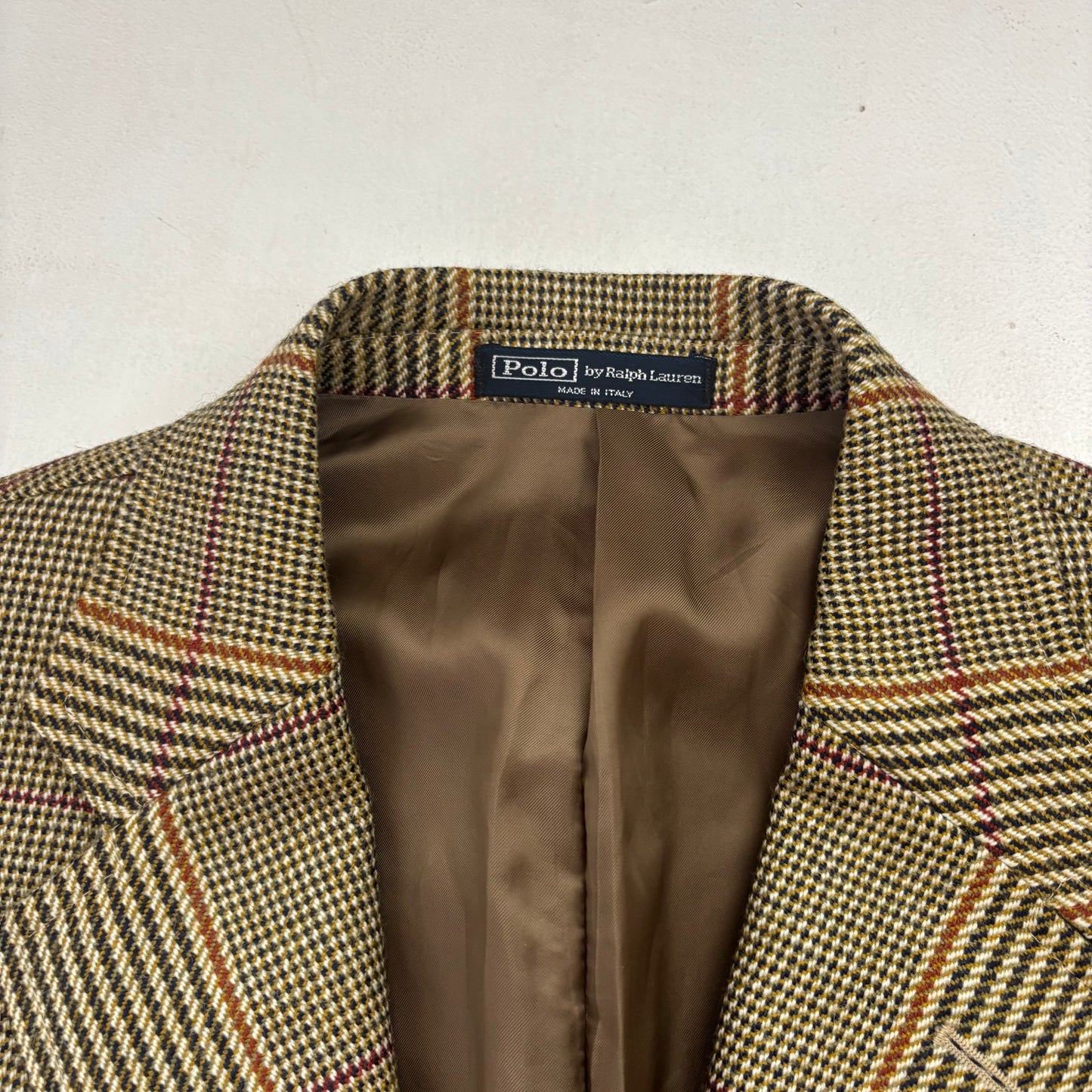 Polo Ralph Lauren Check Tweed Blazer Sports Coat Wool - 44R