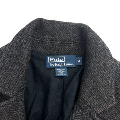 Polo Ralph Lauren Dark Grey Herringbone Blazer (Wool) - M