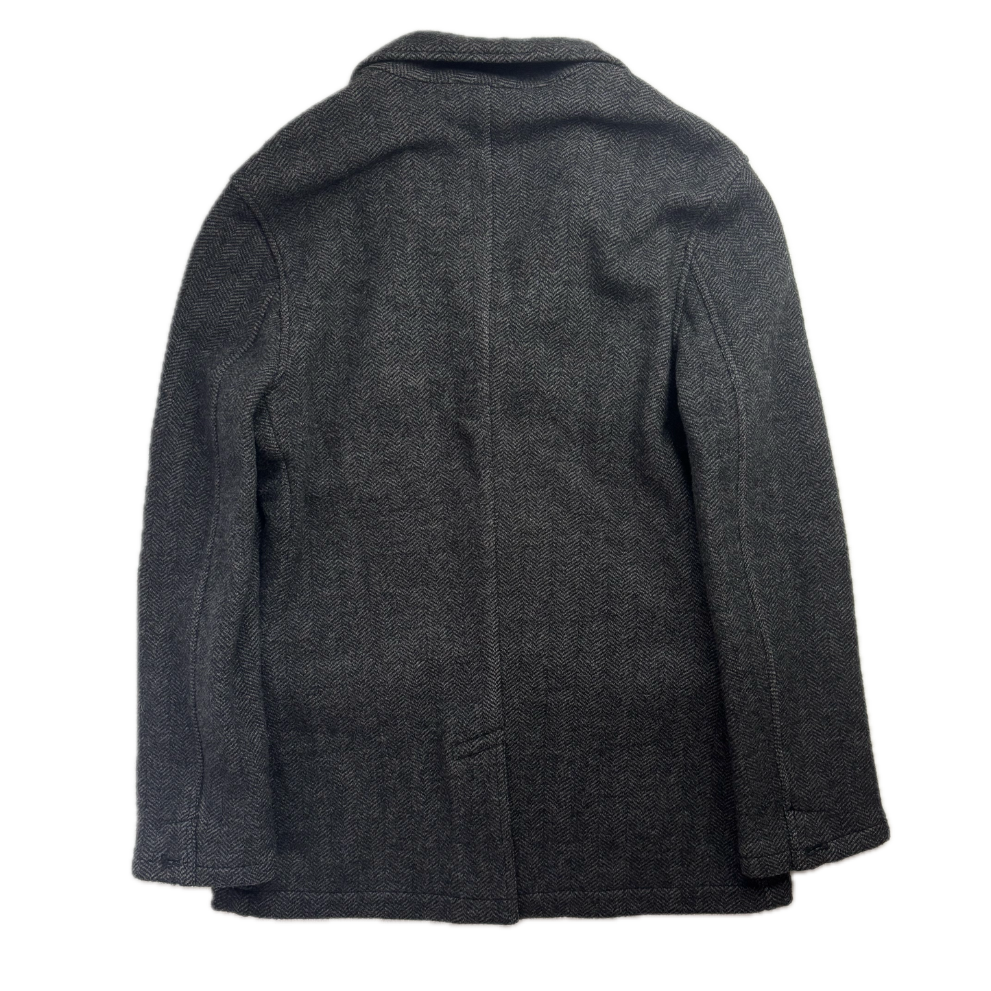 Polo Ralph Lauren Dark Grey Herringbone Blazer (Wool) - M