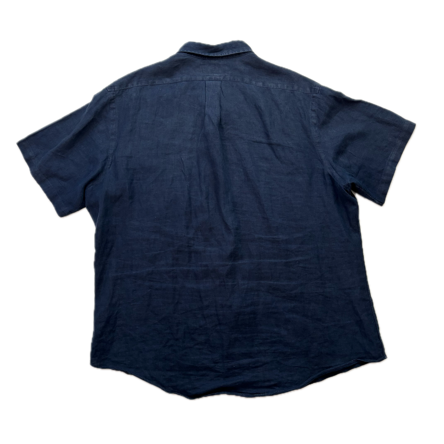 Polo Ralph Lauren Navy Blue Linen Shirt - XXL