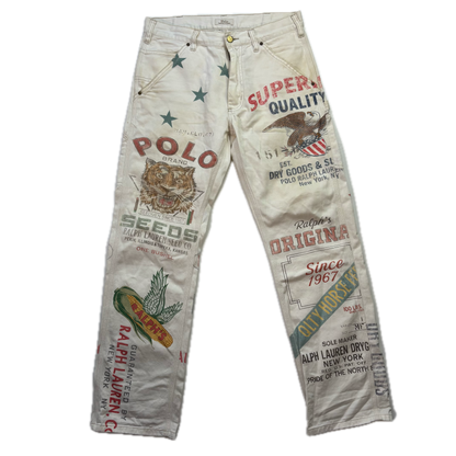 Polo Ralph Lauren Saranac Lake Graphic Carpenter Pants - 30x30