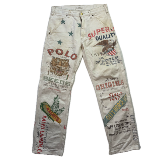 Polo Ralph Lauren Saranac Lake Graphic Carpenter Pants - 30x30