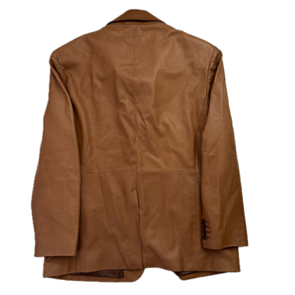 Polo Ralph Lauren Brown Leather Blazer (Lambskin) - XL