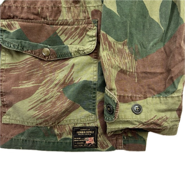 Denim & Supply Belgian Camo Smock Military Jacket Parka - L
