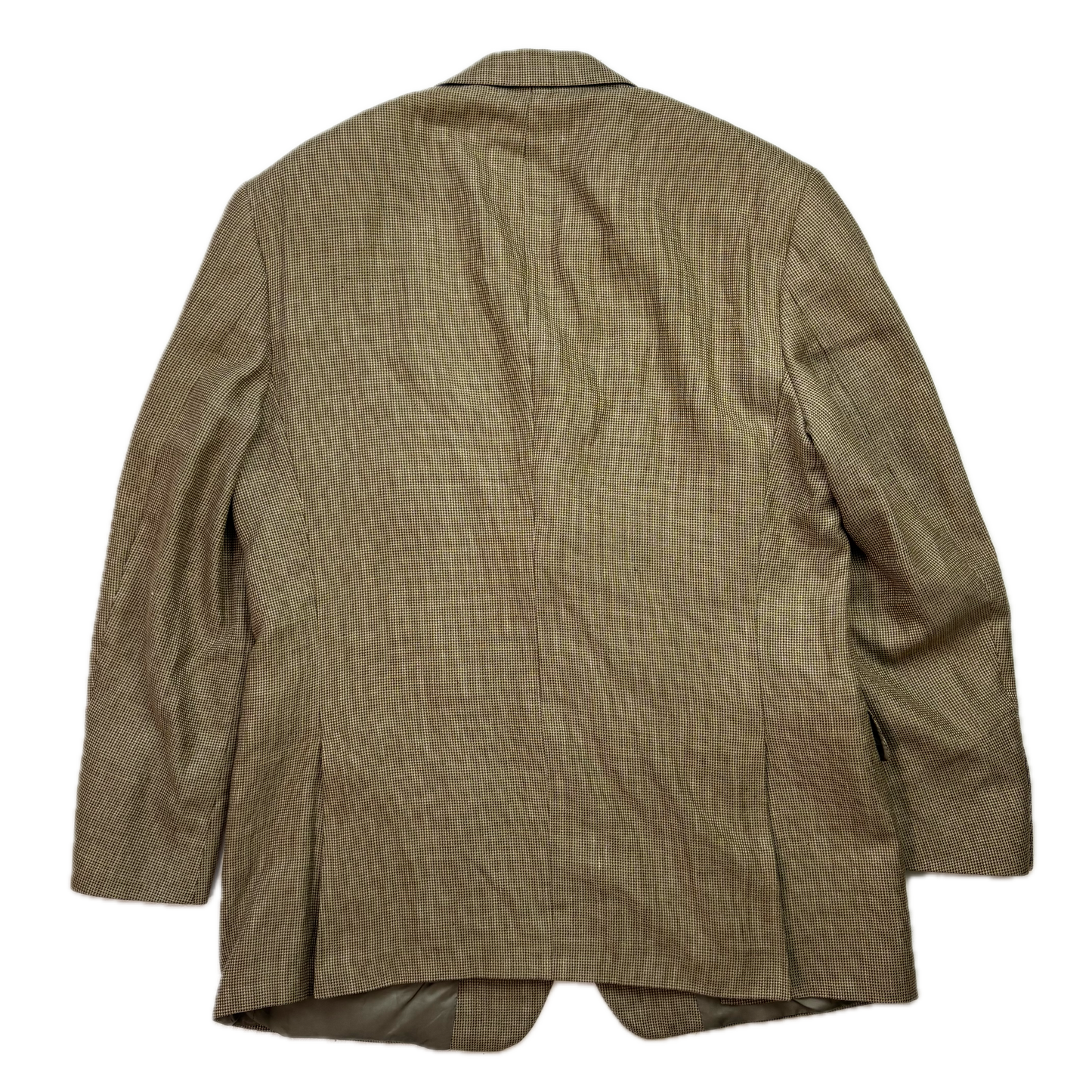 Polo Ralph Lauren Green Barleycorn Tweed Blazer Sports Coat (Silk Linen Wool) - 43R